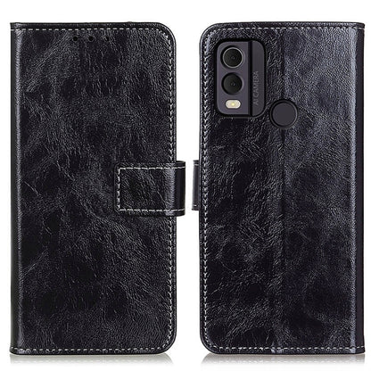 Retro Crazy Horse Texture Leather Phone Case, For Nokia C22 4G, For Nokia C12 4G