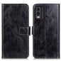 Retro Crazy Horse Texture Leather Phone Case, For Nokia C22 4G, For Nokia C12 4G