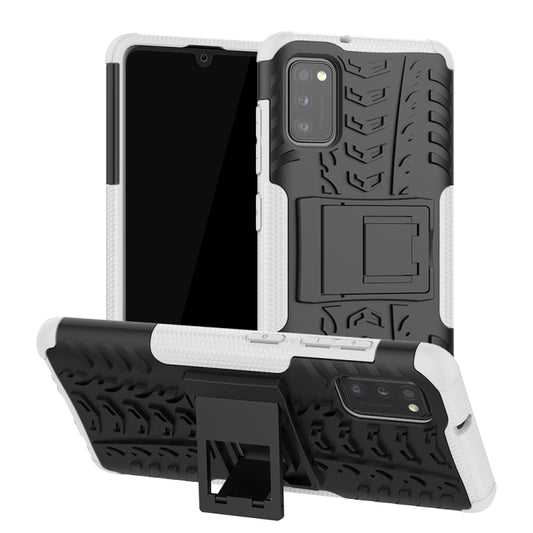 Tire Texture Shockproof TPU + PC Protective Case with Holder