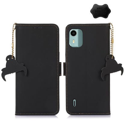 Genuine Leather Magnetic RFID Leather Phone Case
