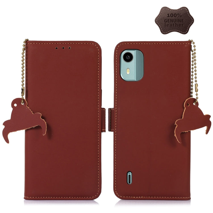 Genuine Leather Magnetic RFID Leather Phone Case