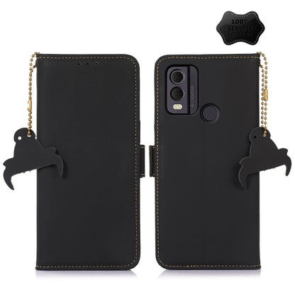 Genuine Leather Magnetic RFID Leather Phone Case