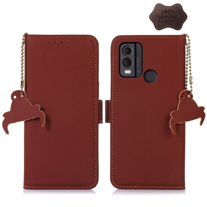 Genuine Leather Magnetic RFID Leather Phone Case