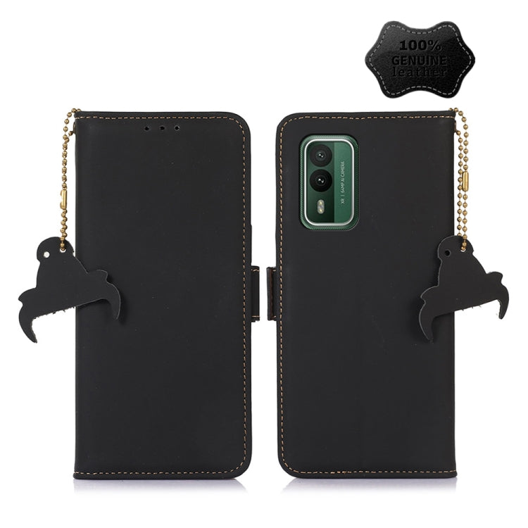 Genuine Leather Magnetic RFID Leather Phone Case