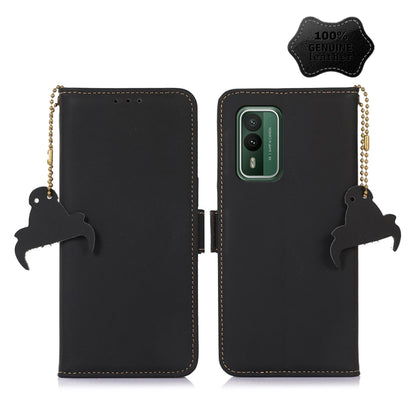 Genuine Leather Magnetic RFID Leather Phone Case
