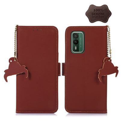 Genuine Leather Magnetic RFID Leather Phone Case