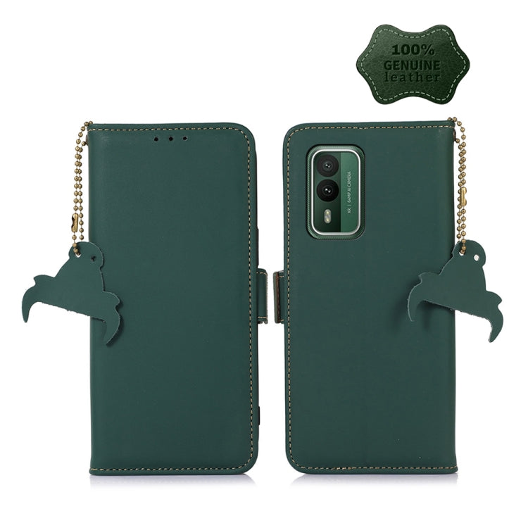Genuine Leather Magnetic RFID Leather Phone Case