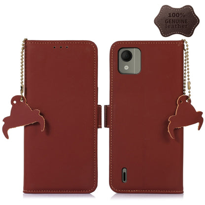 Genuine Leather Magnetic RFID Leather Phone Case