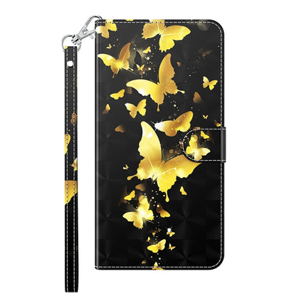 3D Painting Pattern Flip Leather Phone Case, Series 2