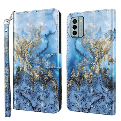 3D Painting Pattern Flip Leather Phone Case, Series 2