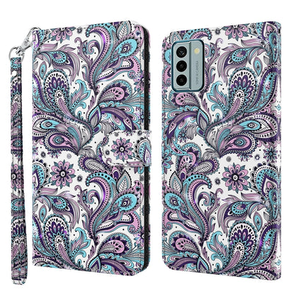 3D Painting Pattern Flip Leather Phone Case, Series 2