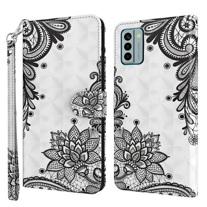 3D Painting Pattern Flip Leather Phone Case, Series 2