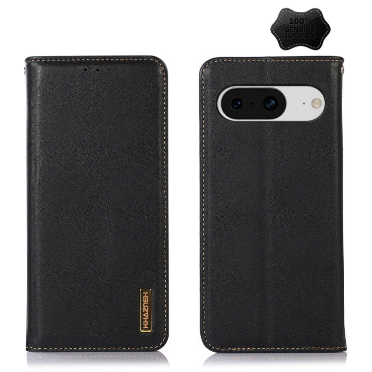 KHAZNEH Nappa Top Layer Cowhide Leather Phone Case, For Google Pixel 8, For Google Pixel 8 Pro