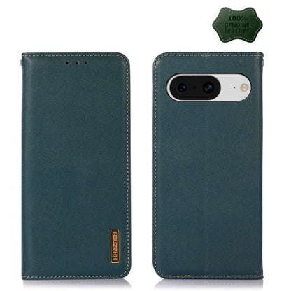 KHAZNEH Nappa Top Layer Cowhide Leather Phone Case, For Google Pixel 8, For Google Pixel 8 Pro
