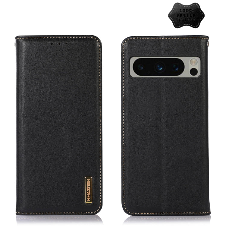 KHAZNEH Nappa Top Layer Cowhide Leather Phone Case, For Google Pixel 8, For Google Pixel 8 Pro