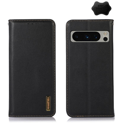 KHAZNEH Nappa Top Layer Cowhide Leather Phone Case, For Google Pixel 8, For Google Pixel 8 Pro