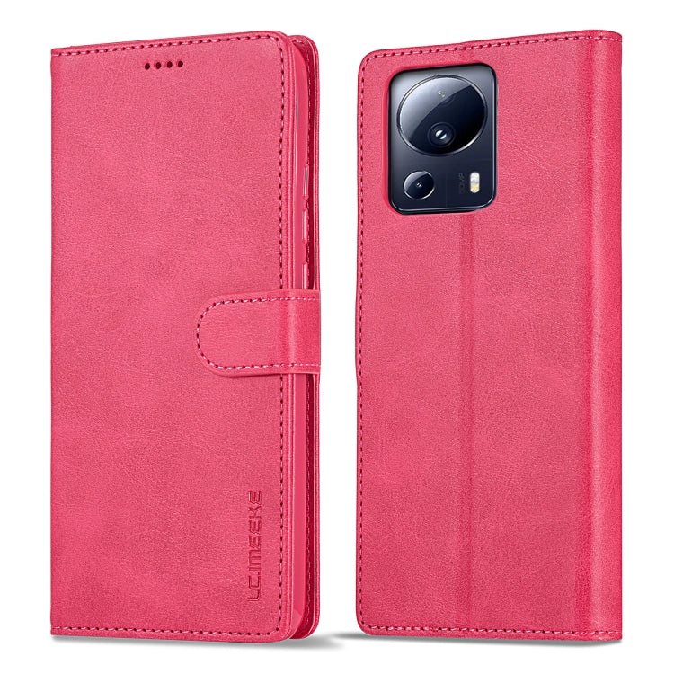 LC.IMEEKE Calf Texture Horizontal Flip Leather Case