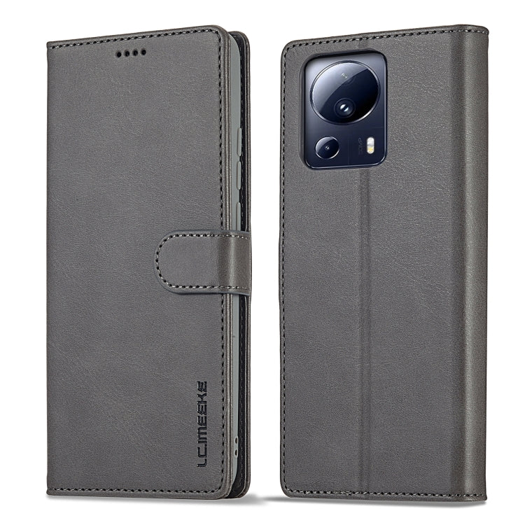 LC.IMEEKE Calf Texture Horizontal Flip Leather Case