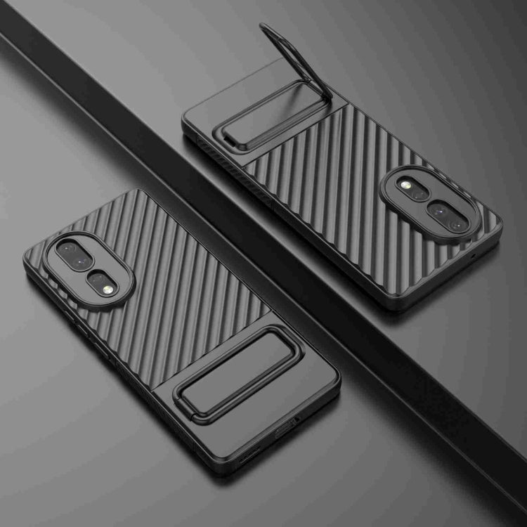 Wavy Texture TPU Phone Case with Lens Film, For Honor 80 5G, For Honor 80 Pro 5G, For Samsung Galaxy A14 5G, For Samsung Galaxy S23+ 5G