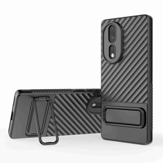 Wavy Texture TPU Phone Case with Lens Film, For Honor 80 5G, For Honor 80 Pro 5G, For Samsung Galaxy A14 5G, For Samsung Galaxy S23+ 5G