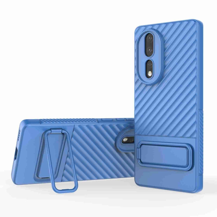 Wavy Texture TPU Phone Case with Lens Film, For Honor 80 5G, For Honor 80 Pro 5G, For Samsung Galaxy A14 5G, For Samsung Galaxy S23+ 5G