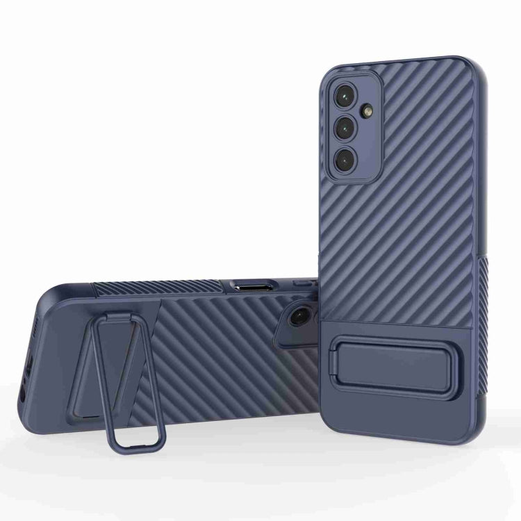 Wavy Texture TPU Phone Case with Lens Film