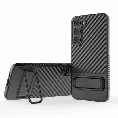 Wavy Texture TPU Phone Case with Lens Film