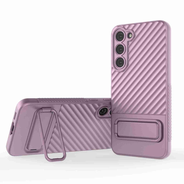 Wavy Texture TPU Phone Case with Lens Film