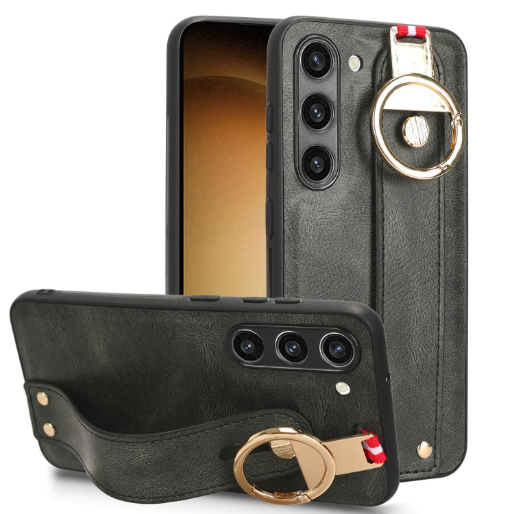 Wristband Leather Back Phone Case