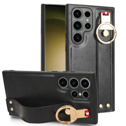 Wristband Leather Back Phone Case