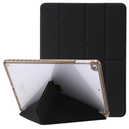 Clear Acrylic Deformation Leather Tablet Case