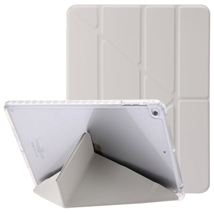 Clear Acrylic Deformation Leather Tablet Case