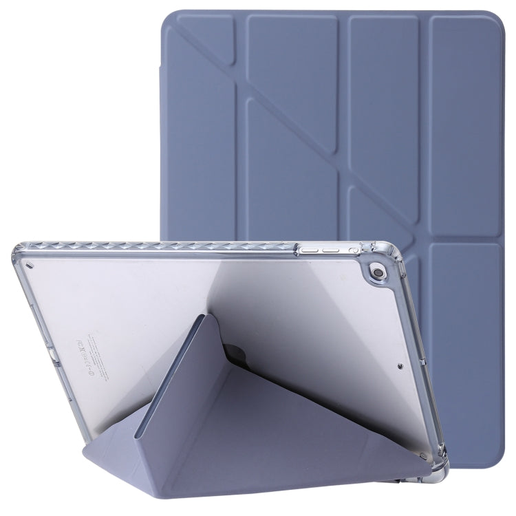 Clear Acrylic Deformation Leather Tablet Case