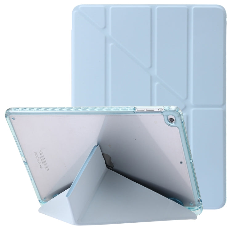 Clear Acrylic Deformation Leather Tablet Case