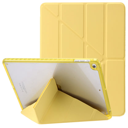 Clear Acrylic Deformation Leather Tablet Case