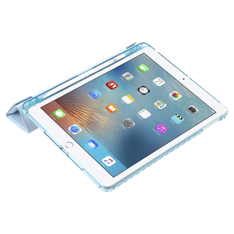 Clear Acrylic Deformation Leather Tablet Case