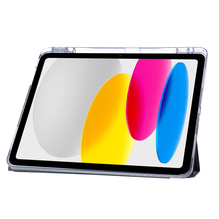 Clear Acrylic Deformation Leather Tablet Case, For iPad 10th Gen 10.9 2022, For iPad Pro 12.9 2022 / 2021 / 2020
