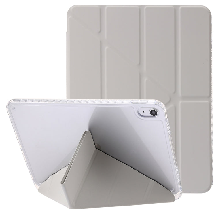 Clear Acrylic Deformation Leather Tablet Case