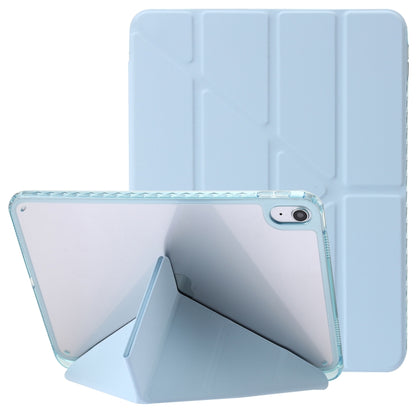 Clear Acrylic Deformation Leather Tablet Case, For iPad 10th Gen 10.9 2022, For iPad Pro 12.9 2022 / 2021 / 2020