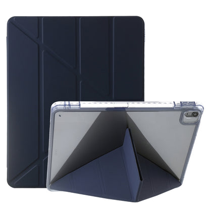 Clear Acrylic Deformation Leather Tablet Case, For iPad 10th Gen 10.9 2022, For iPad Pro 12.9 2022 / 2021 / 2020
