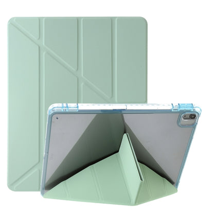 Clear Acrylic Deformation Leather Tablet Case, For iPad 10th Gen 10.9 2022, For iPad Pro 12.9 2022 / 2021 / 2020
