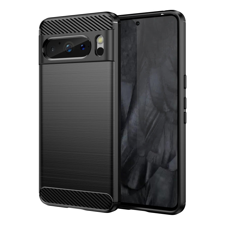 Carbon Fiber Brushed Texture TPU Case, For Google Pixel 8, For Google Pixel 8 Pro, For Xiaomi 13 Ultra