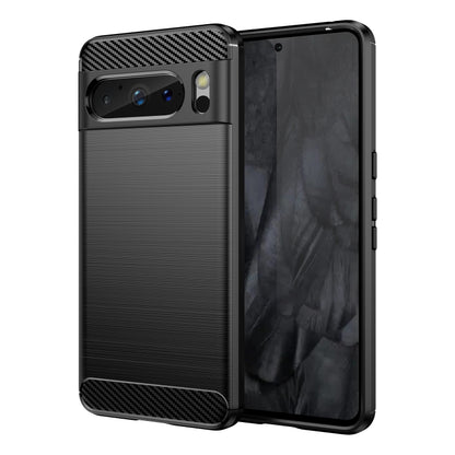 Carbon Fiber Brushed Texture TPU Case, For Google Pixel 8, For Google Pixel 8 Pro, For Xiaomi 13 Ultra