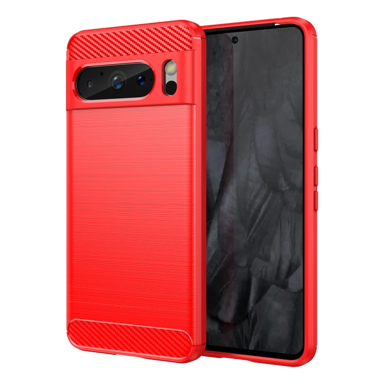 Carbon Fiber Brushed Texture TPU Case, For Google Pixel 8, For Google Pixel 8 Pro, For Xiaomi 13 Ultra