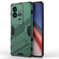 Punk Armor 2 in 1 PC + TPU Shockproof Phone Case with Invisible Holder, For vivo iQOO 11 5G, For vivo iQOO 11 Pro 5G, For vivo S16e 5G