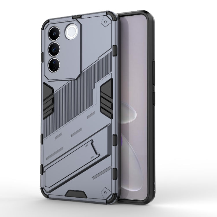 Punk Armor 2 in 1 PC + TPU Shockproof Phone Case with Invisible Holder, Series 1