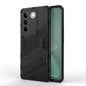Punk Armor 2 in 1 PC + TPU Shockproof Phone Case with Invisible Holder, For vivo S16 Pro 5G, For OnePlus 11 5G