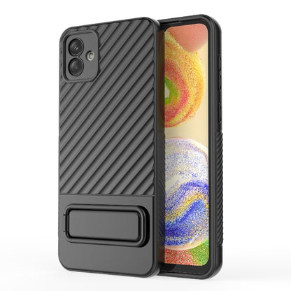 Wavy Texture TPU Phone Case with Lens Film