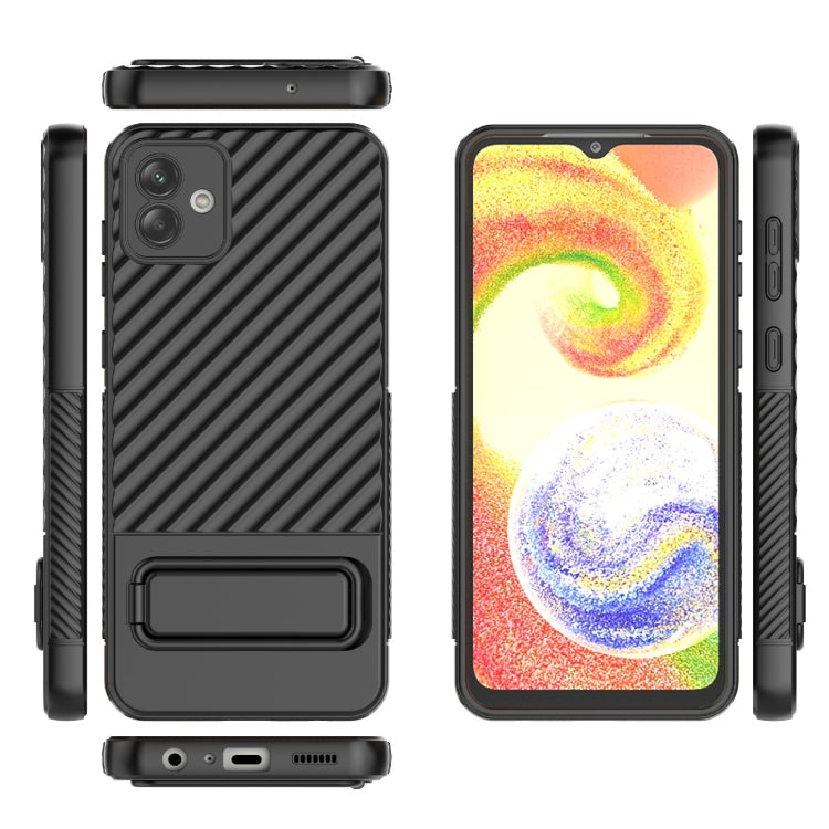 Wavy Texture TPU Phone Case with Lens Film