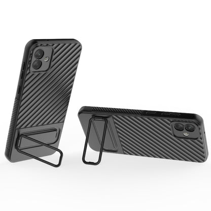 Wavy Texture TPU Phone Case with Lens Film